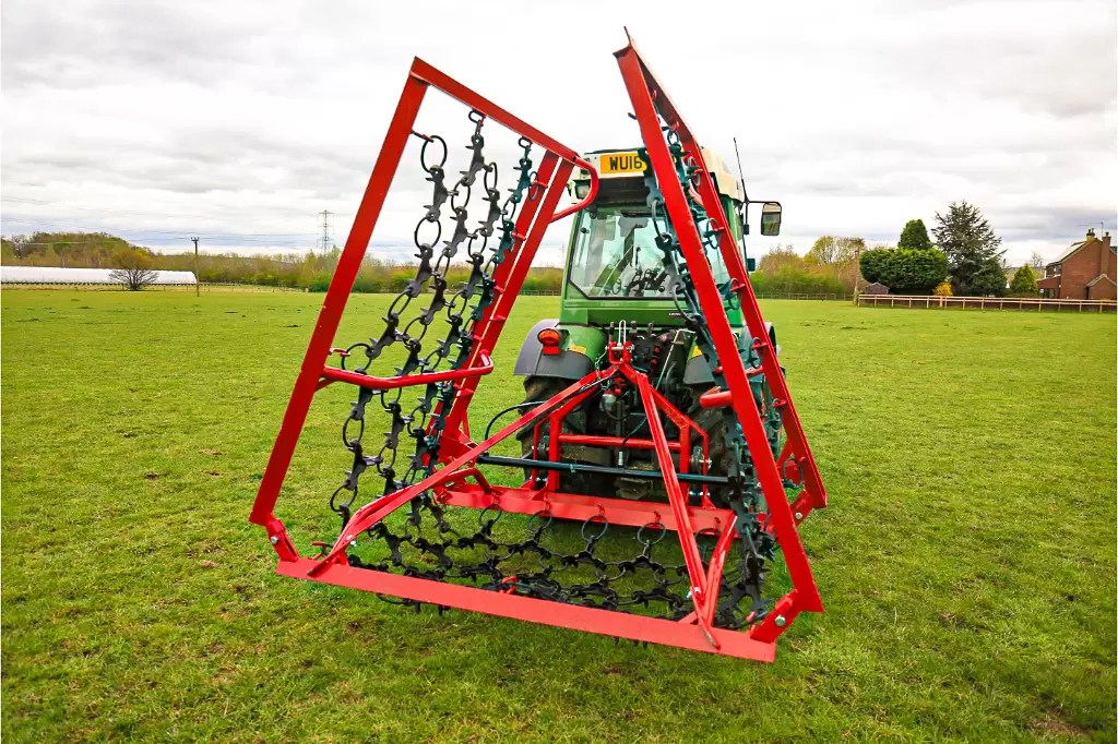 Chain Harrows Enhancing the Quality of Grassland